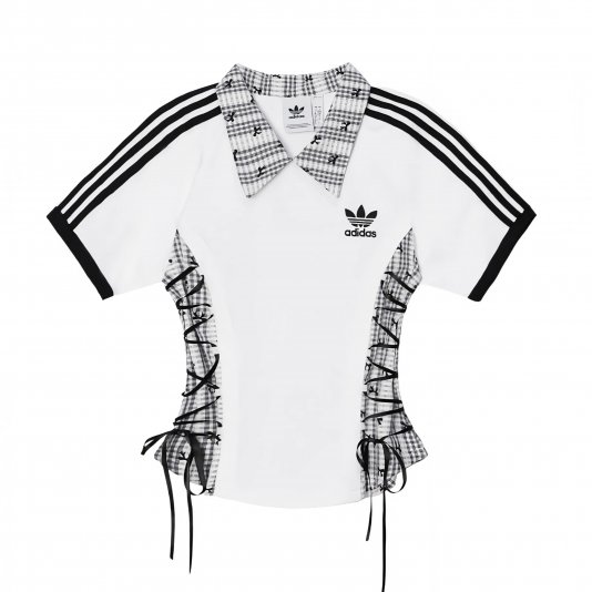 [ CUSTOM ] Adicolor Bow Lace Ribbon White/Black